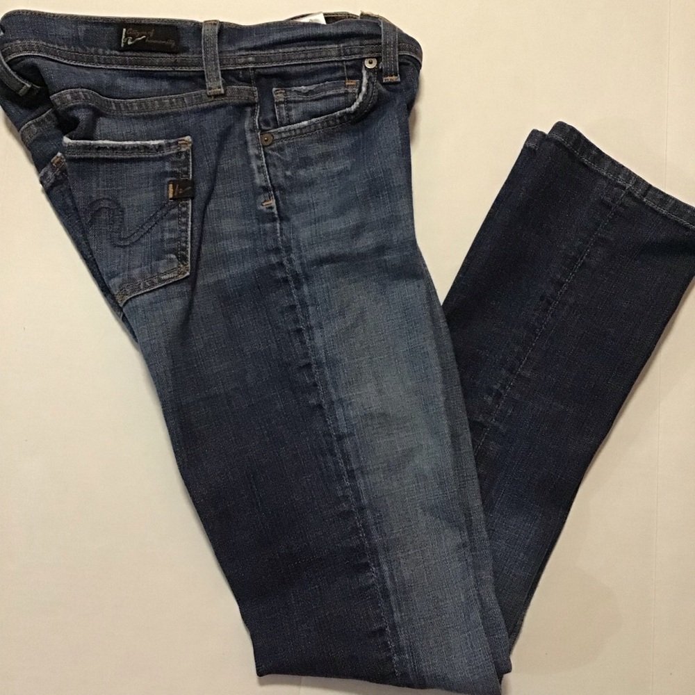 Citizens of Humanity High Rise Elson Stretch Jeans Blue - Picture 15 of 15